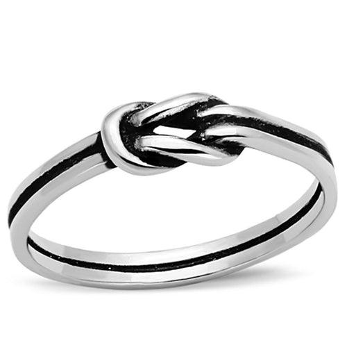 TK1239 - High polished (no plating) Stainless Steel Ring with No Stone - Brand My Case