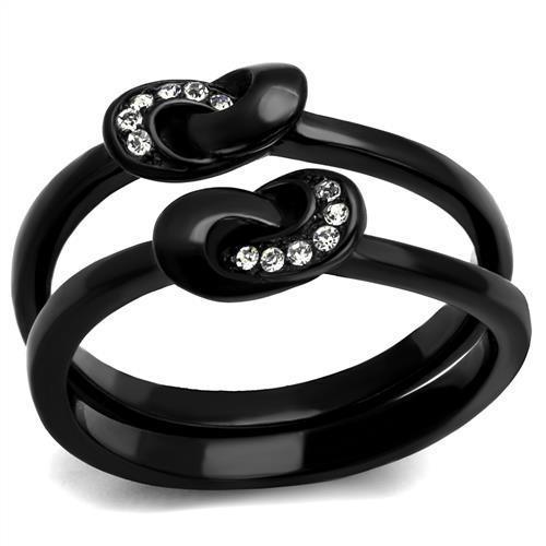 TK2300 IP Black(Ion Plating) Stainless Steel Ring - Brand My Case
