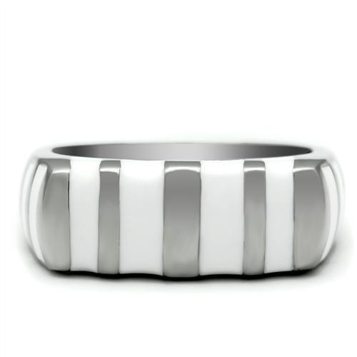 TK231 - High polished (no plating) Stainless Steel Ring with No Stone - Brand My Case