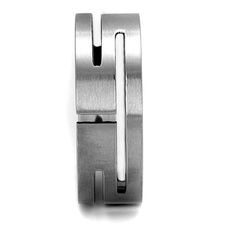 TK2393 - High polished (no plating) Stainless Steel Ring with No Stone - Brand My Case