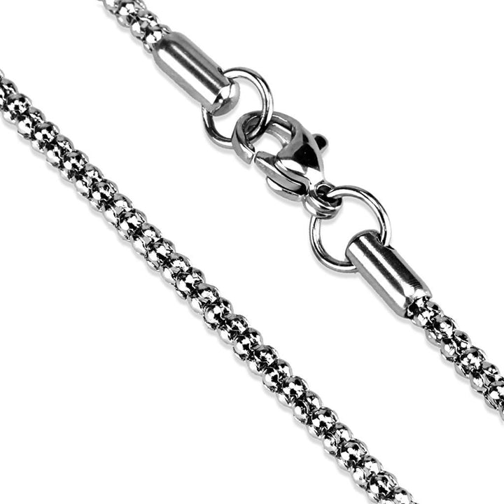 TK2424 - High polished (no plating) Stainless Steel Chain with No - Brand My Case