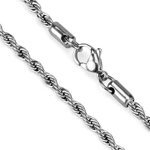 TK2434 - High polished (no plating) Stainless Steel Chain with No - Brand My Case