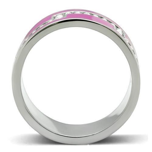 TK244 - High polished (no plating) Stainless Steel Ring with Top Grade - Brand My Case
