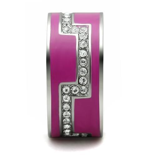 TK244 - High polished (no plating) Stainless Steel Ring with Top Grade - Brand My Case