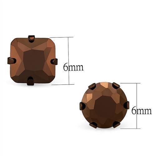 TK2443 - Two Tone IP Light Brown (IP Light coffee) Stainless Steel - Brand My Case