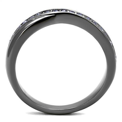TK2750 - IP Light Black (IP Gun) Stainless Steel Ring with Top Grade - Brand My Case
