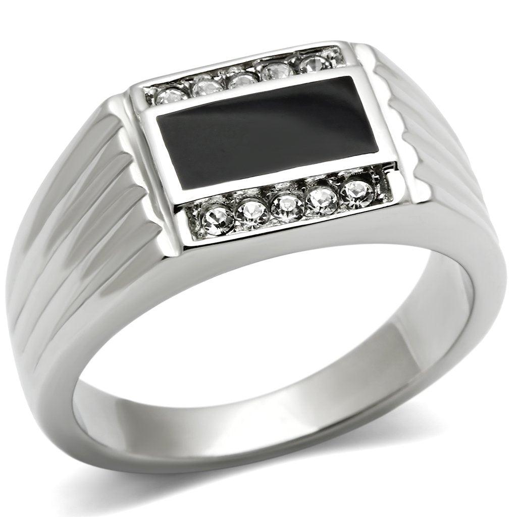TK386 - High polished (no plating) Stainless Steel Ring with Top Grade - Brand My Case