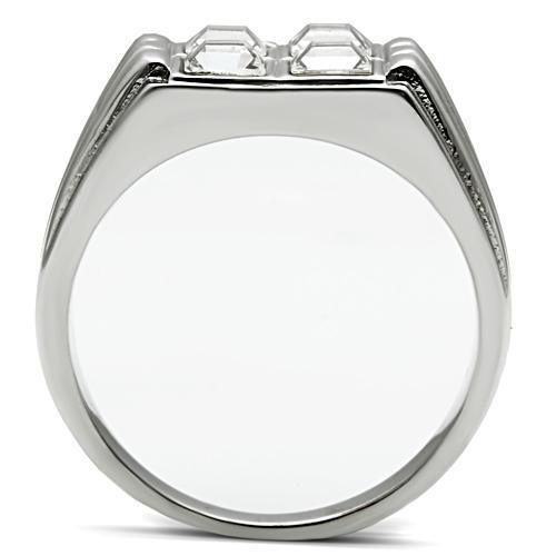 TK488 - High polished (no plating) Stainless Steel Ring with Top Grade - Brand My Case