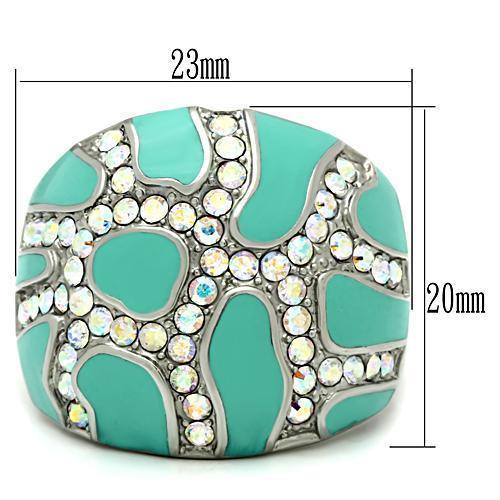 TK507 - High polished (no plating) Stainless Steel Ring with Top Grade - Brand My Case