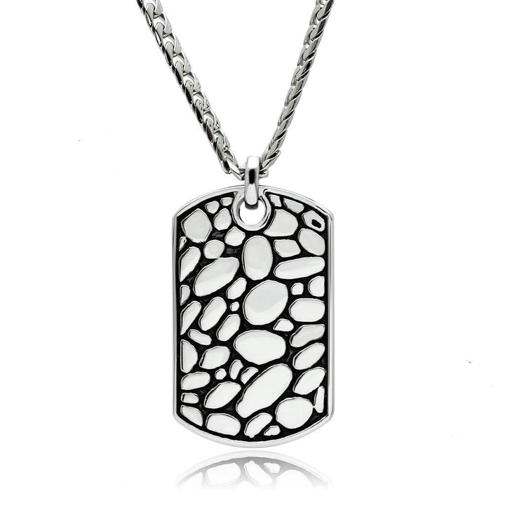 TK556 - High polished (no plating) Stainless Steel Necklace with No - Brand My Case