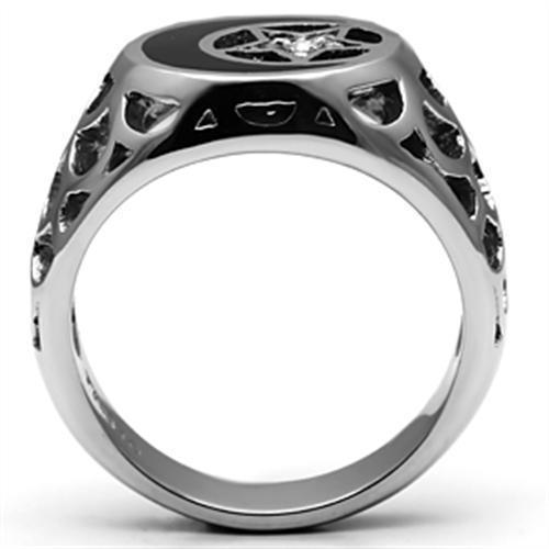 TK706 - High polished (no plating) Stainless Steel Ring with Top Grade - Brand My Case