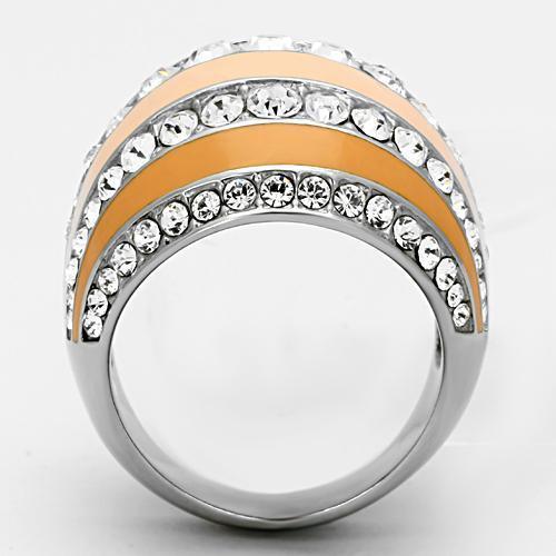 TK798 - High polished (no plating) Stainless Steel Ring with Top Grade - Brand My Case