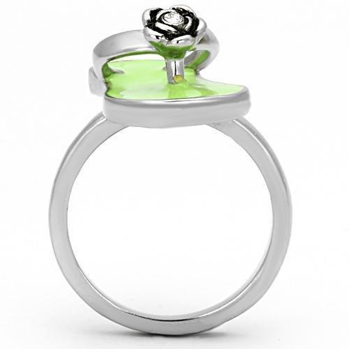 TK814 - High polished (no plating) Stainless Steel Ring with Top Grade - Brand My Case