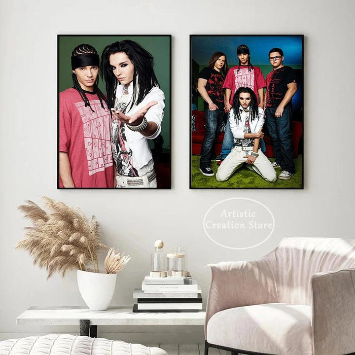 Tokio Hotel Music Posters - German Band Wall Art - Home Decor - Brand My Case