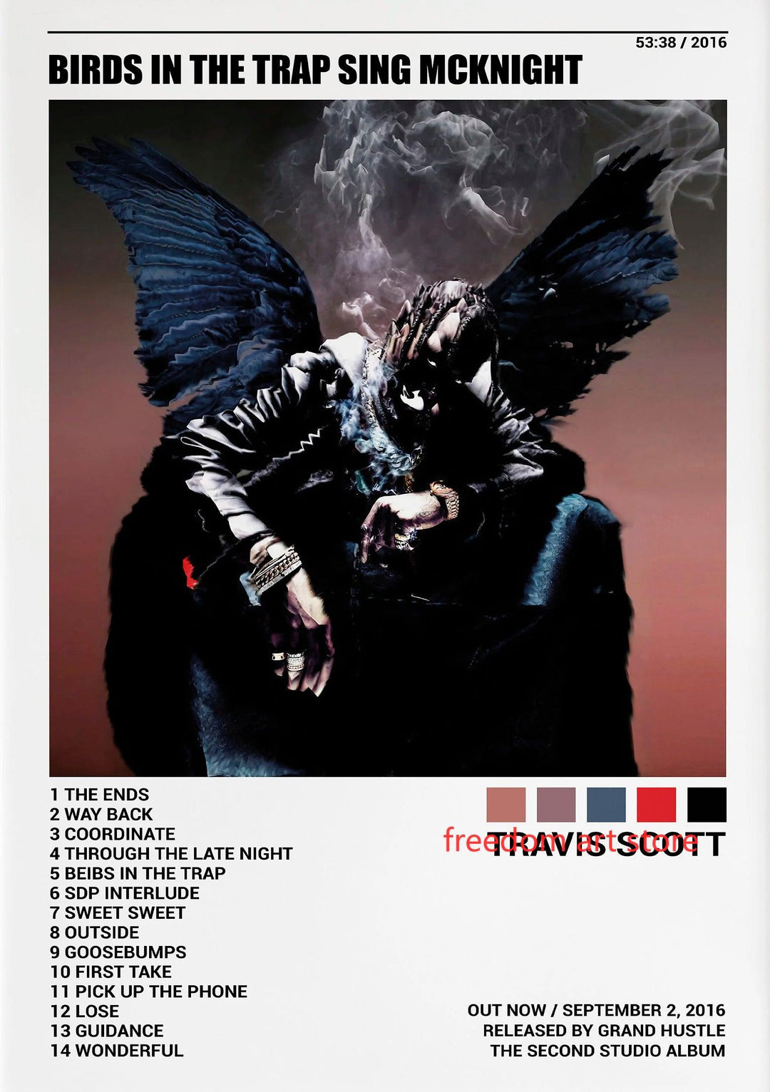 Travis Scott Astroworld & Utopia Wall Art: Exclusive Music Album Cover Posters for Modern Home Decor - Brand My Case