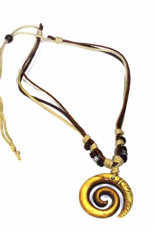 Tribal Spiral Boho Style Necklace - Brand My Case