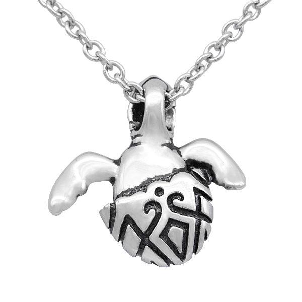 Tribal Tattoo Turtle Necklace - Brand My Case
