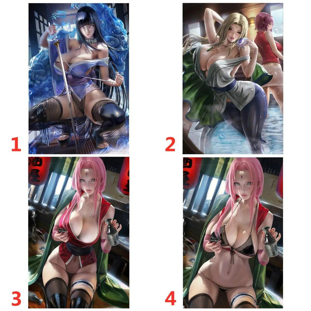 Tsunade Female Ninja Poster Genshin Impact Game Poster Canvas Painting Sexy Poster Anime Poster Room Wall Poster Home Decoration - Brand My Case