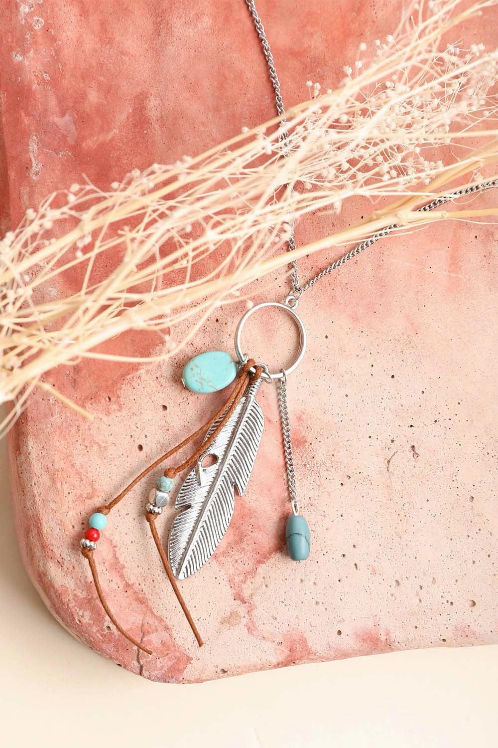 Turquoise Charm Necklace - Brand My Case
