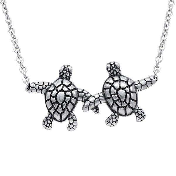 Turtle Companionship Necklace - Brand My Case
