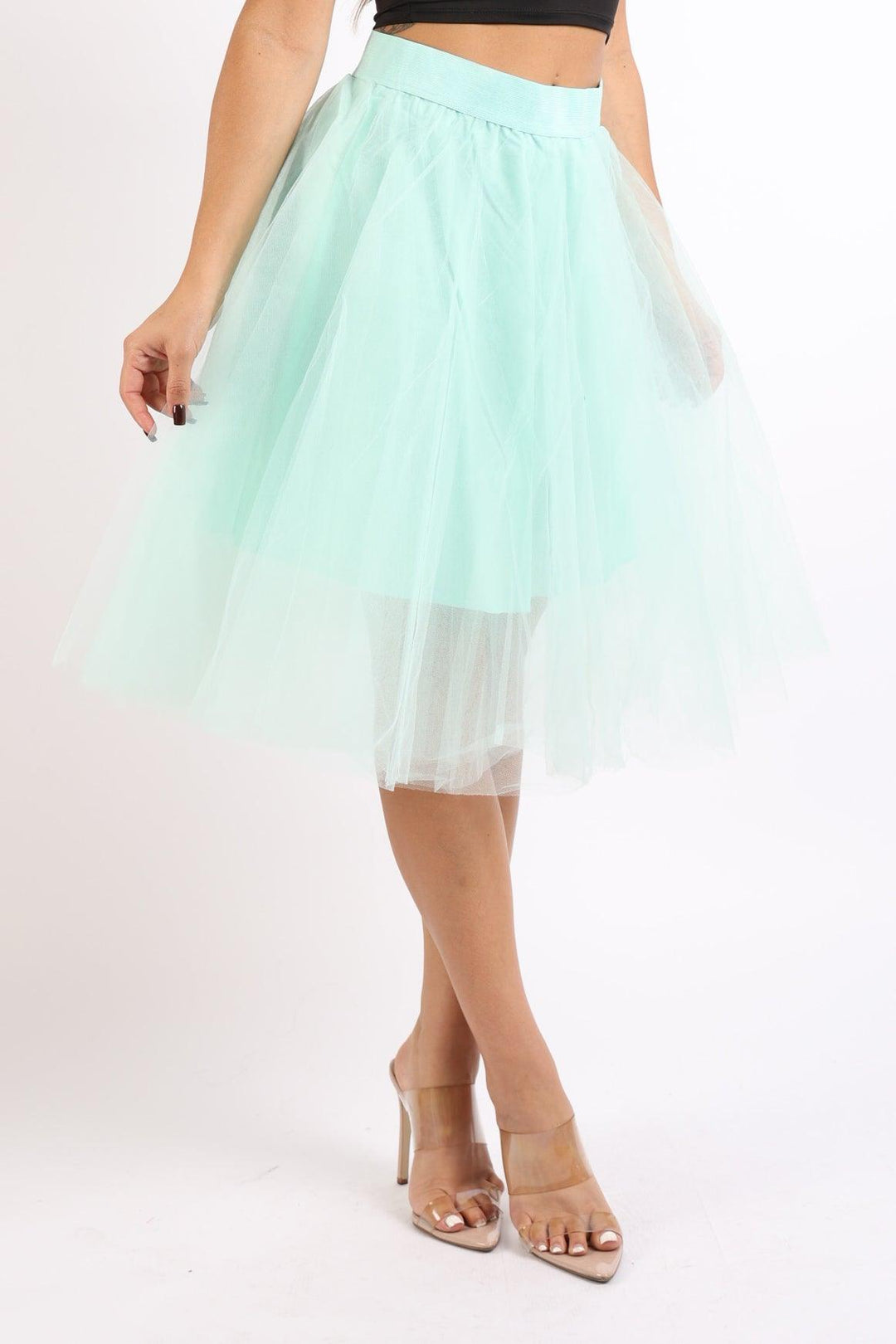Tutu Tulle Knee Length A Line Ballet Dance Prom Party Layers Skirt - Brand My Case