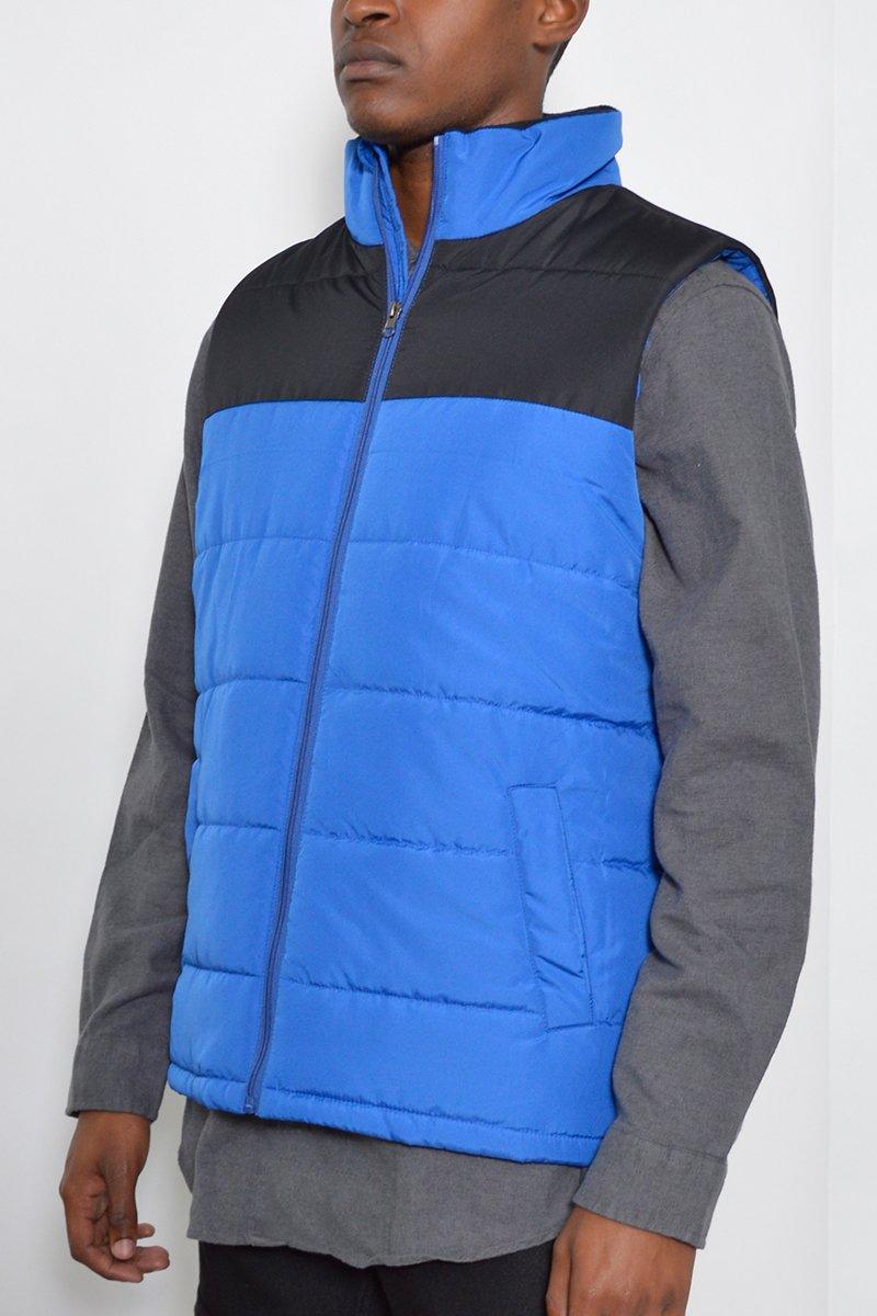 TWO TONE PADDED VEST - Brand My Case