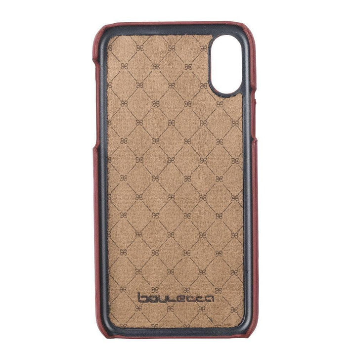 Ultimate Holder Genuine Leather Back Cover for iPhone X Series - Brand My Case