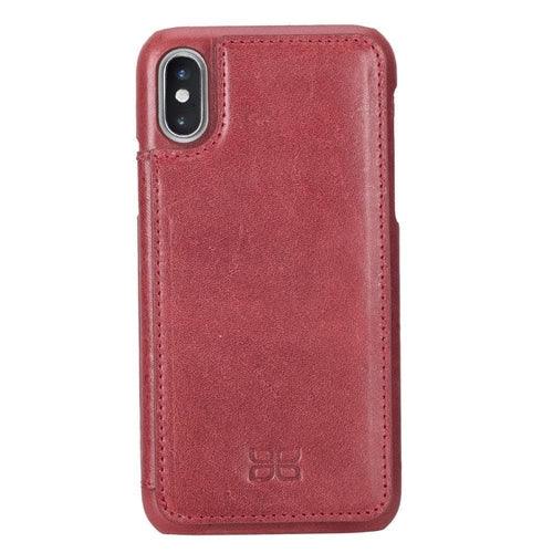 Ultimate Holder Genuine Leather Back Cover for iPhone X Series - Brand My Case