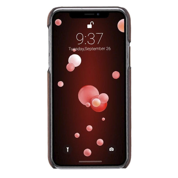 Ultimate Holder Genuine Leather Back Cover for iPhone X Series - Brand My Case