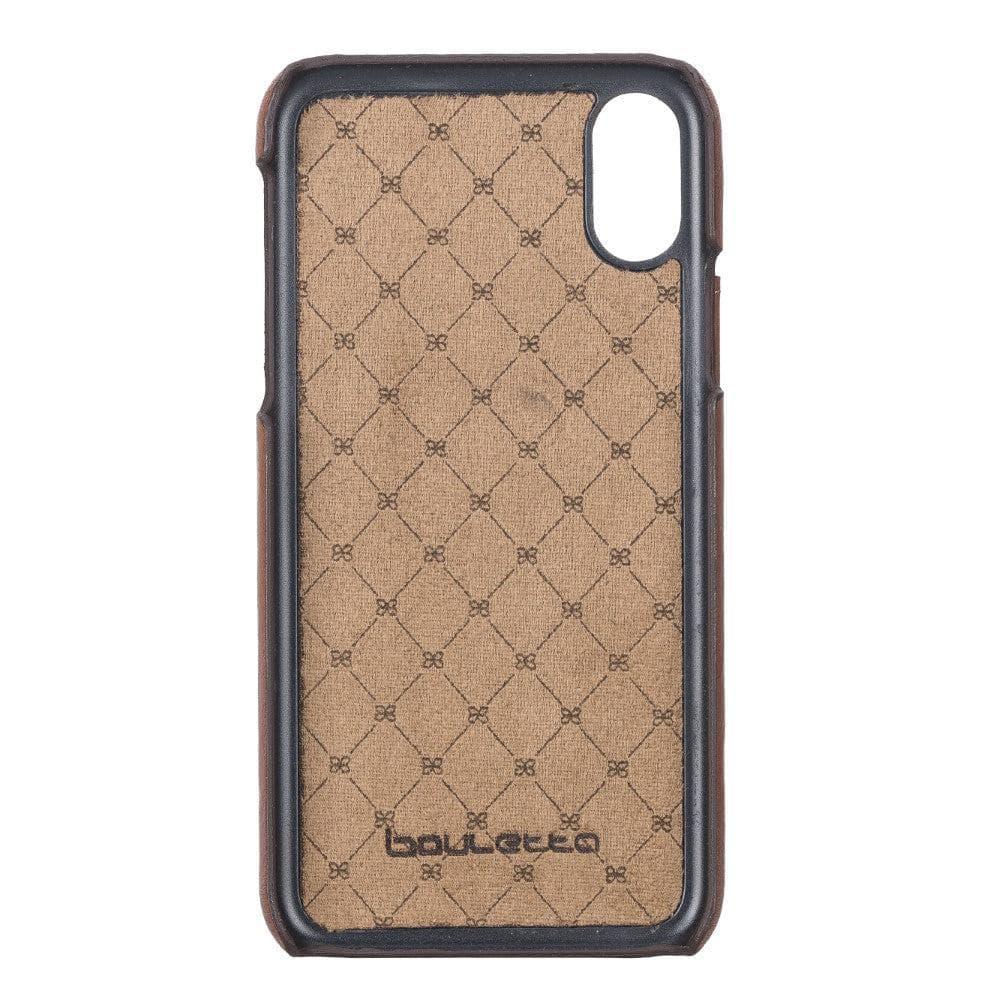 Ultimate Holder Genuine Leather Back Cover for iPhone X Series - Brand My Case