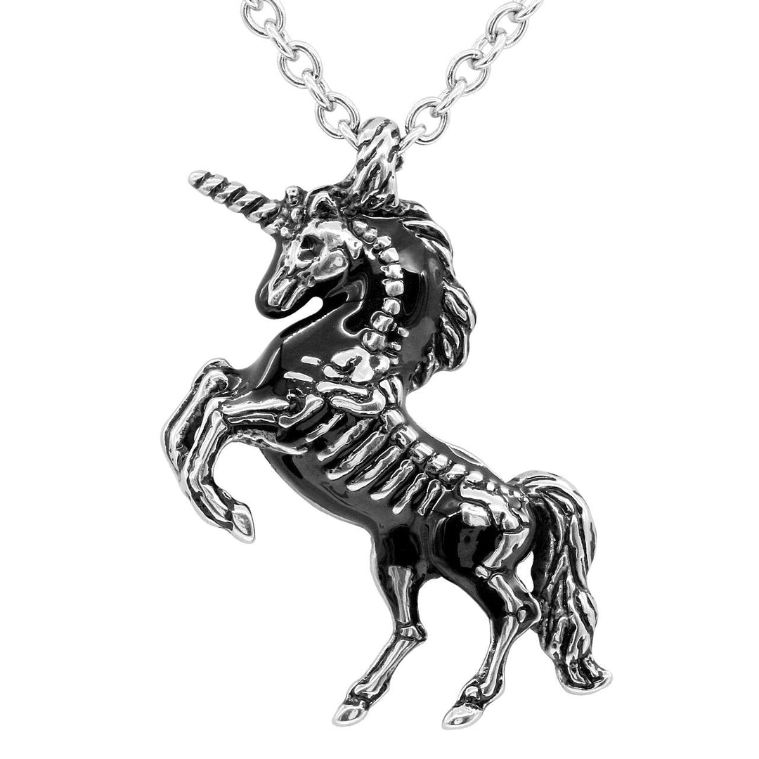 Unicorn Skeleton Necklace - Brand My Case