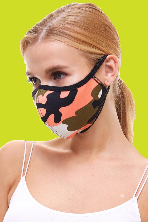 USA made Camouflage fashion cloth fabric face masks - AMAZON - Brand My Case
