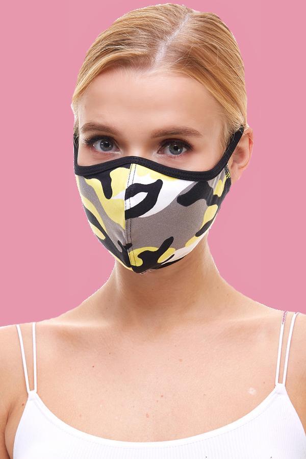 USA made Camouflage fashion cloth fabric face masks - AMAZON - Brand My Case