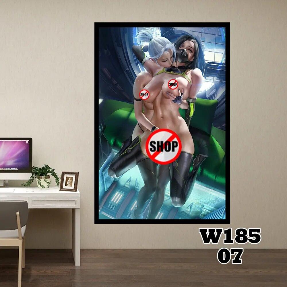 《VALORANT》 games Canvas Poster Fade Viper Jett sexy HD large wall art decorative painting Home Decor Painting Custom size - Brand My Case