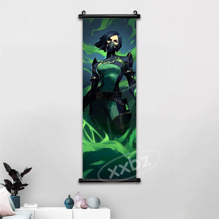 Valorant Hot Game Wall Art Canvas Painting Omen Pictures Viper Home Decor Prints Sova Anime Poster Cartoon Phoenix Figures Bar - Brand My Case