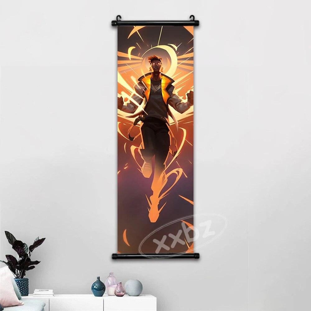 Valorant Hot Game Wall Art Canvas Painting Omen Pictures Viper Home Decor Prints Sova Anime Poster Cartoon Phoenix Figures Bar - Brand My Case