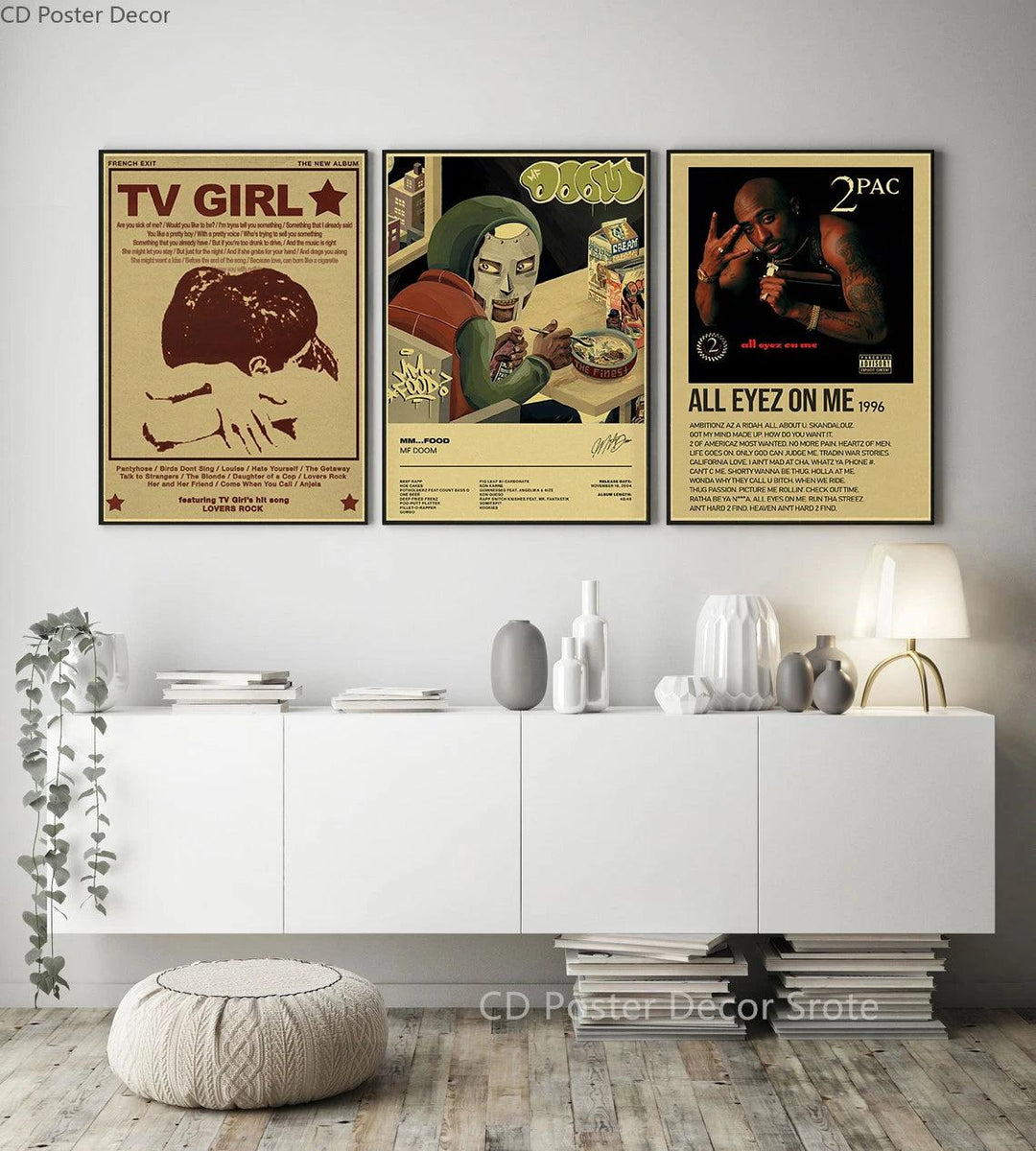 Vintage Music Posters - Singer Wall Art - Retro Home Decor - Brand My Case