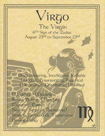 Virgo zodiac poster - Brand My Case
