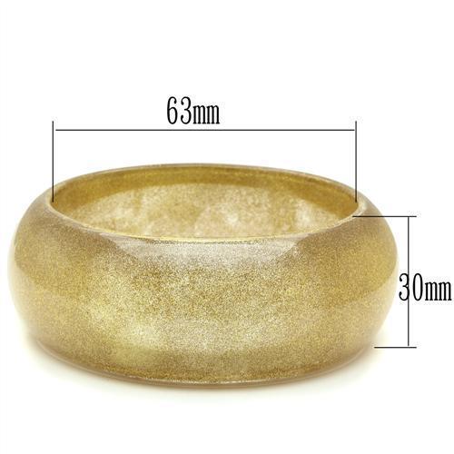 VL037 - Resin Bangle with Synthetic Synthetic Stone in Brown - Brand My Case
