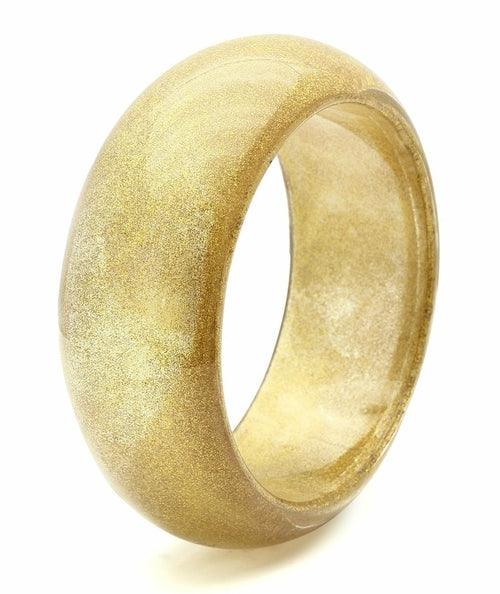VL037 - Resin Bangle with Synthetic Synthetic Stone in Brown - Brand My Case