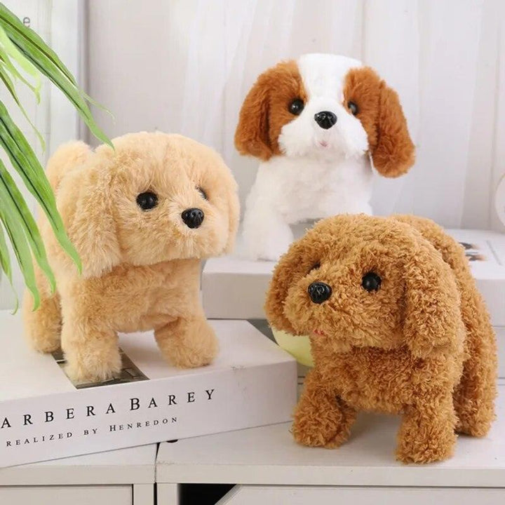 Walking Barking Cute Puppy Pet Dog Toy with Battery Control Halloween Birthday Gift for Boys Girls Kawaii Electronic Plush Toys - Brand My Case