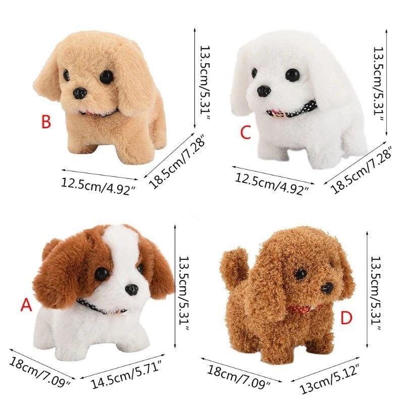 Walking Barking Cute Puppy Pet Dog Toy with Battery Control Halloween Birthday Gift for Boys Girls Kawaii Electronic Plush Toys - Brand My Case