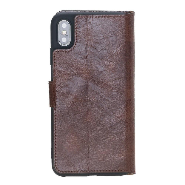 Wallet Folio Leather Case with ID slot for Apple iPhone X series - Brand My Case