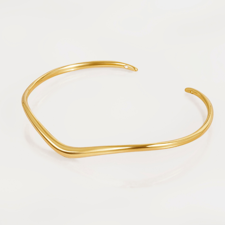 Wavy Cuff Bracelet, Jewelry For Women, Twisted Wavy Cuff Bracelet - Brand My Case