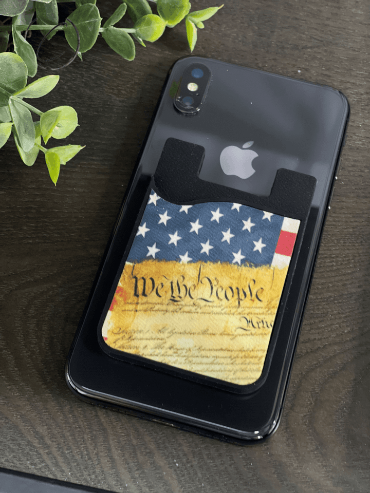 We The People Card Caddy Phone Wallet - Brand My Case