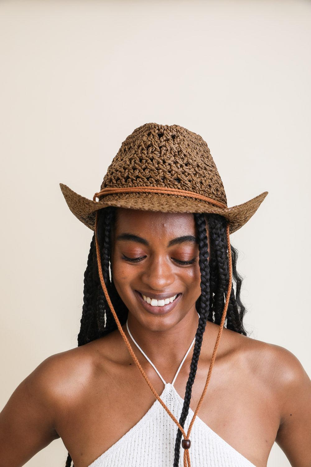 Weaved Western Cowboy Hat - Brand My Case