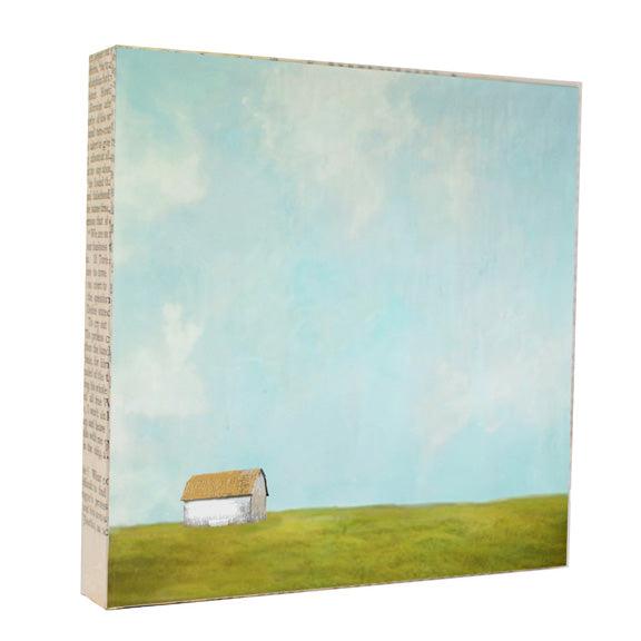 White Barn 5x5 Art Block - Brand My Case