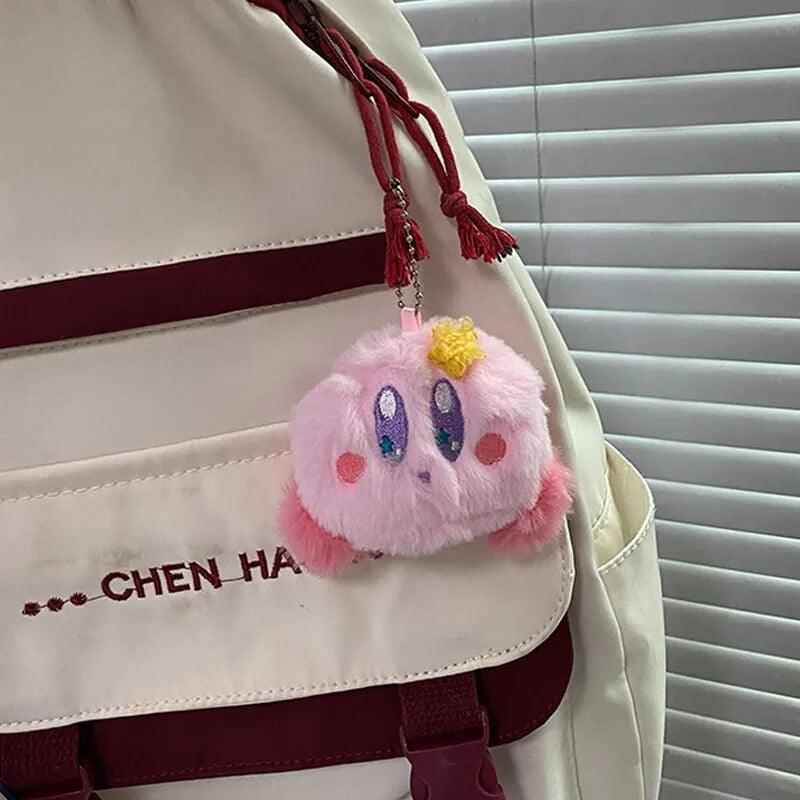Wholesale Kirby Anime Plush School Bag Small Pendant Keychain Stuffed Cartoon 9cm Doll Birthday Cake Decorative Accessories - Brand My Case