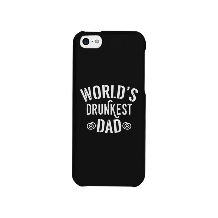 World's Drunkest Dad Black Phone Case - Brand My Case