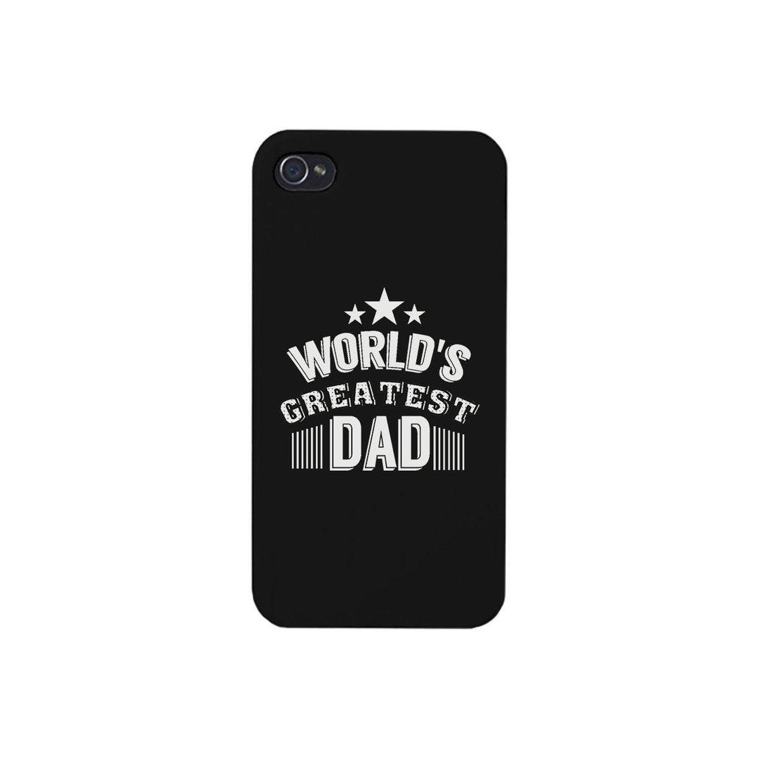 World's Greatest Dad Black Phone Case - Brand My Case